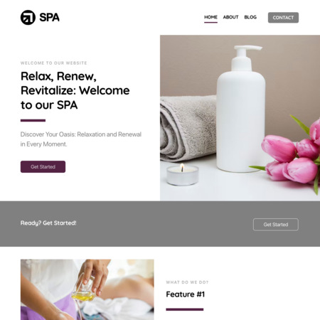 Spa Website Template (7)