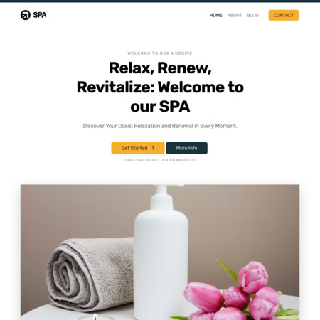 Spa Website Template (6)