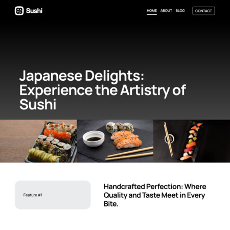 Sushi Website Template (7)