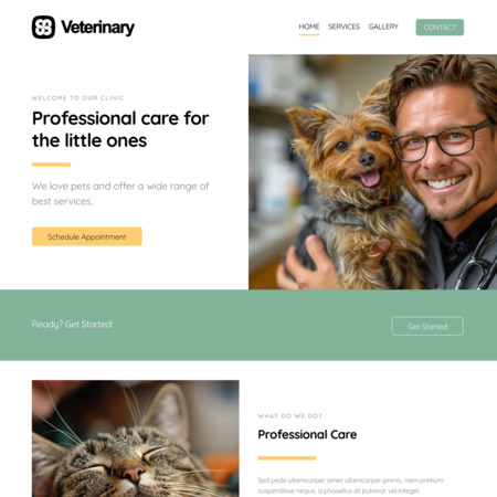 Veterinary Clinic Website Template (7)