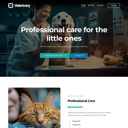Veterinary Clinic Website Template (5)