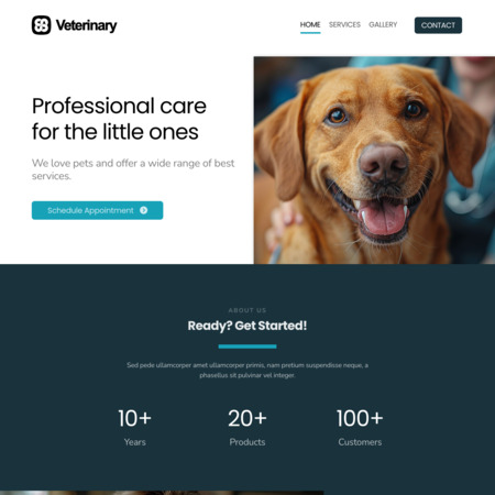 Veterinary Clinic Website Template (3)