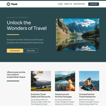 Voyage Website Template (4)