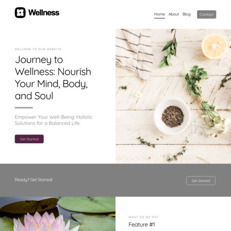 Wellness Website Template (2)