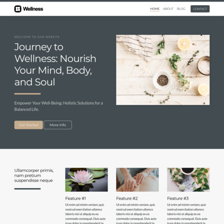 Wellness Website Template (5)