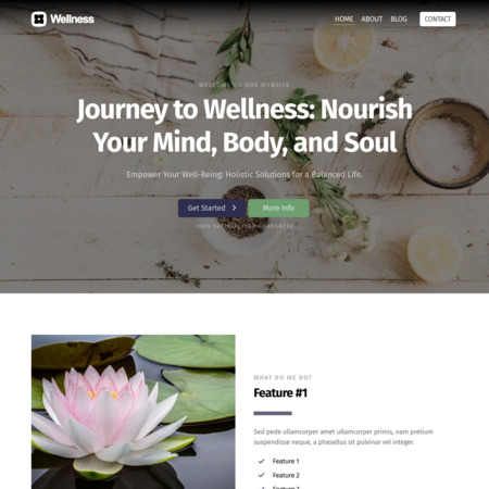 Wellness Website Template (7)