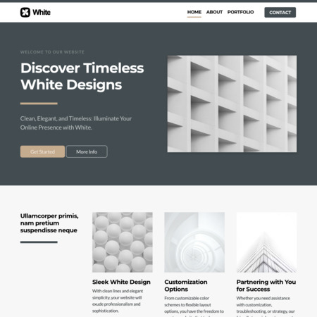 White Website Template (2)