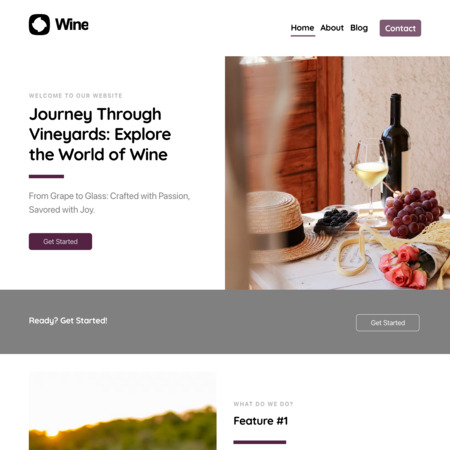 Wine Website Template (3)