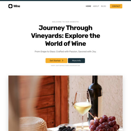 Wine Website Template (4)