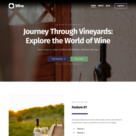 Wine Website Template (5)