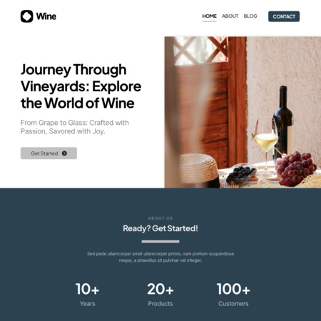 Wine Website Template (2)