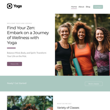 Yoga Website Template (4)