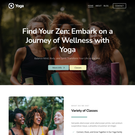Yoga Website Template (7)