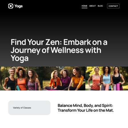 Yoga Website Template (5)