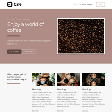 Cafe Website Template (3)