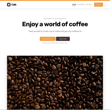 Cafe Website Template (4)