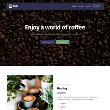 Cafe Website Template (6)