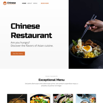 Chinese Restaurant Website Template