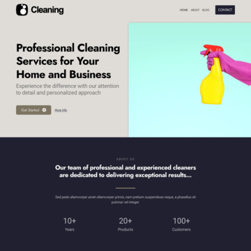 Cleaning Service Website Template (2)