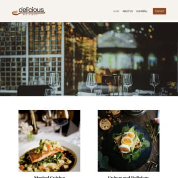 Delicious Website Template