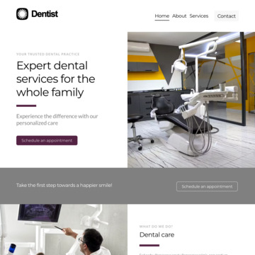 Dentist Website Template (4)
