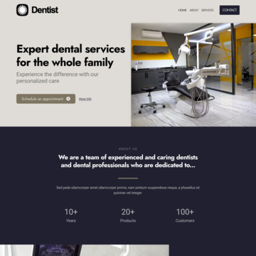 Dentist Website Template (3)