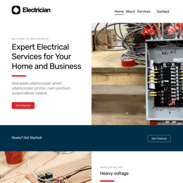 Electrician Website Template (4)