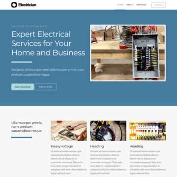 Electrician Website Template (6)