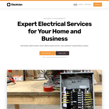 Electrician Website Template (2)