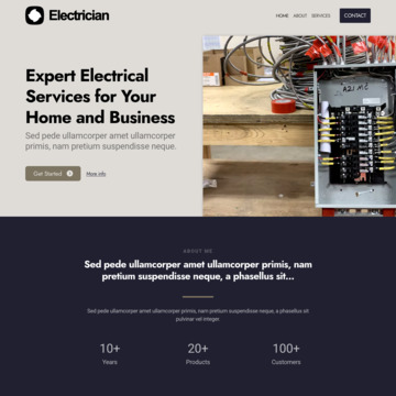 Electrician Website Template (1)