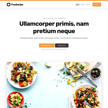 Food Recipe Website Template (3)