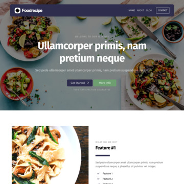 Food Recipe Website Template (1)