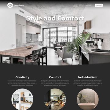 Home Space Website Template