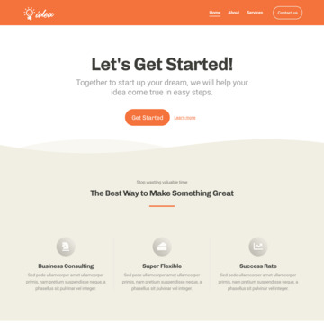 Idea Website Template
