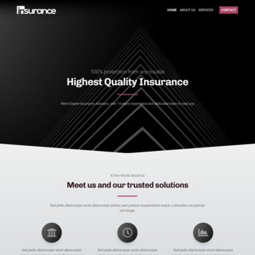 INSURANCE COMPANY - website template