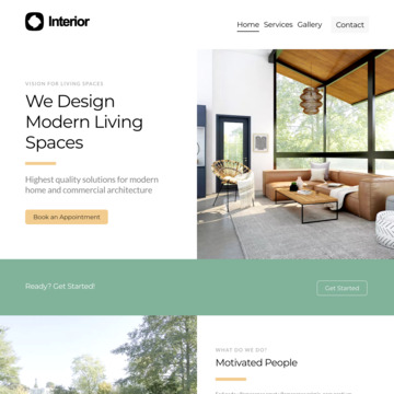 Interior Design Website Template (6)