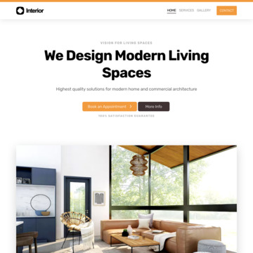 Interior Design Website Template (3)