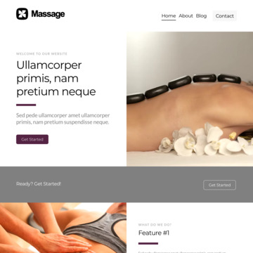 Massage Website Template (3)
