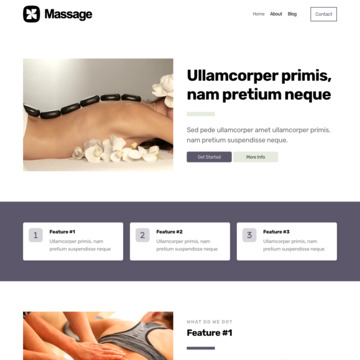Massage Website Template (4)
