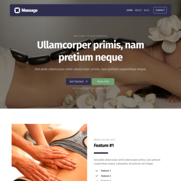 Massage Website Template (5)