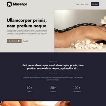 Massage Website Template (2)