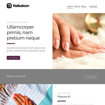 Nail Saloon Website Template (2)