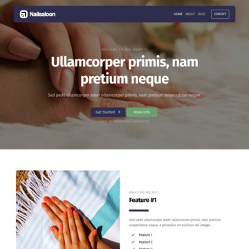 Nail Saloon Website Template (3)