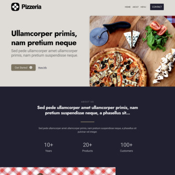 Pizzeria Website Template (5)