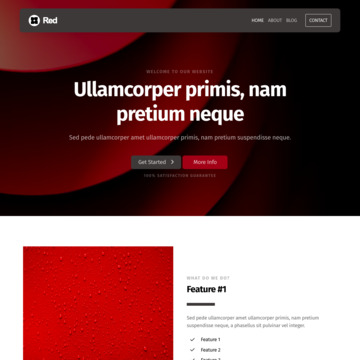 Red Website Template (6)