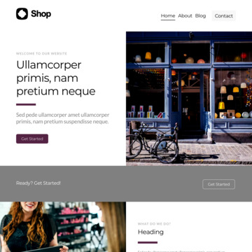 Shop Website Template (4)