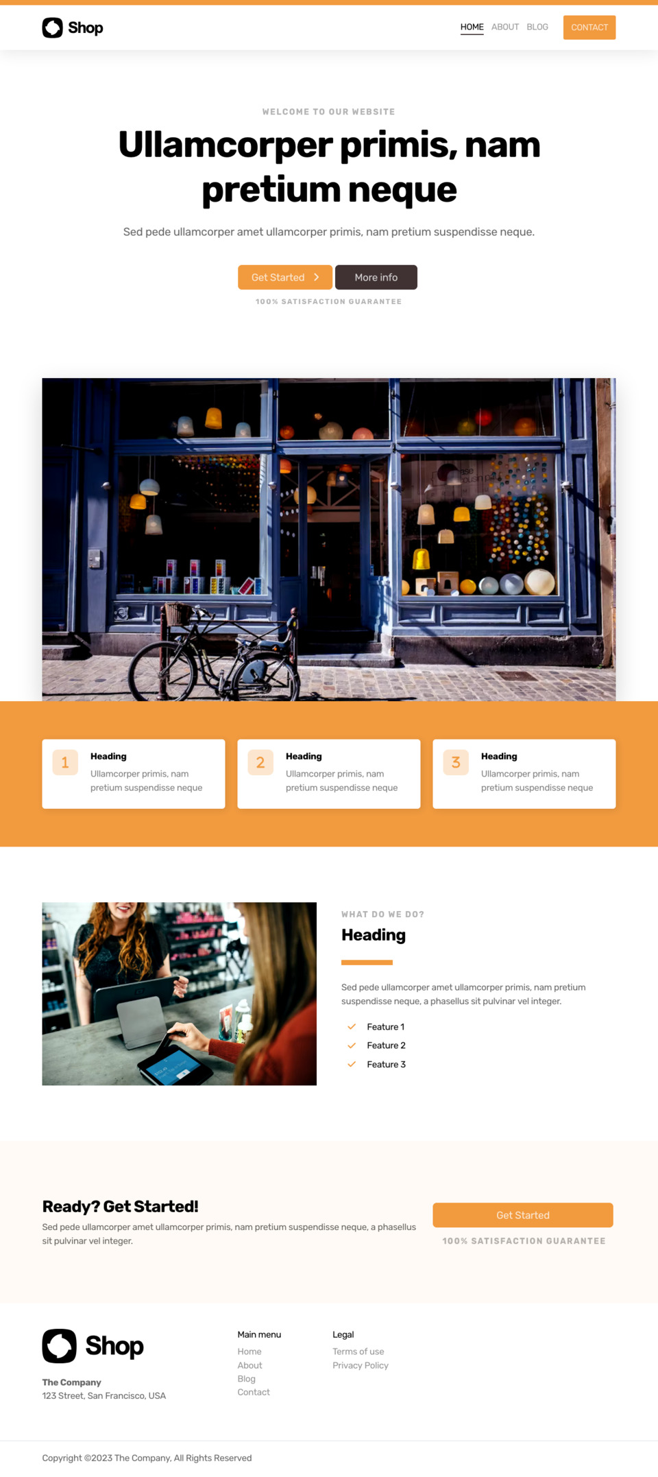 Shop Website Template - Ideal for small business owners, boutique owners, retail shops, e-commerce startups, and anyone looking to launch an online store quickly and effortlessly.