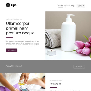 Spa Website Template (6)