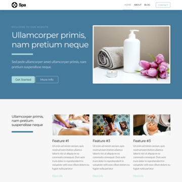 Spa Website Template (3)