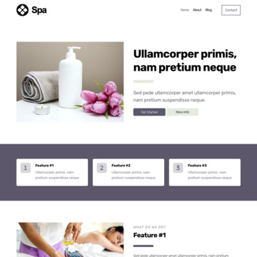 Spa Website Template (2)